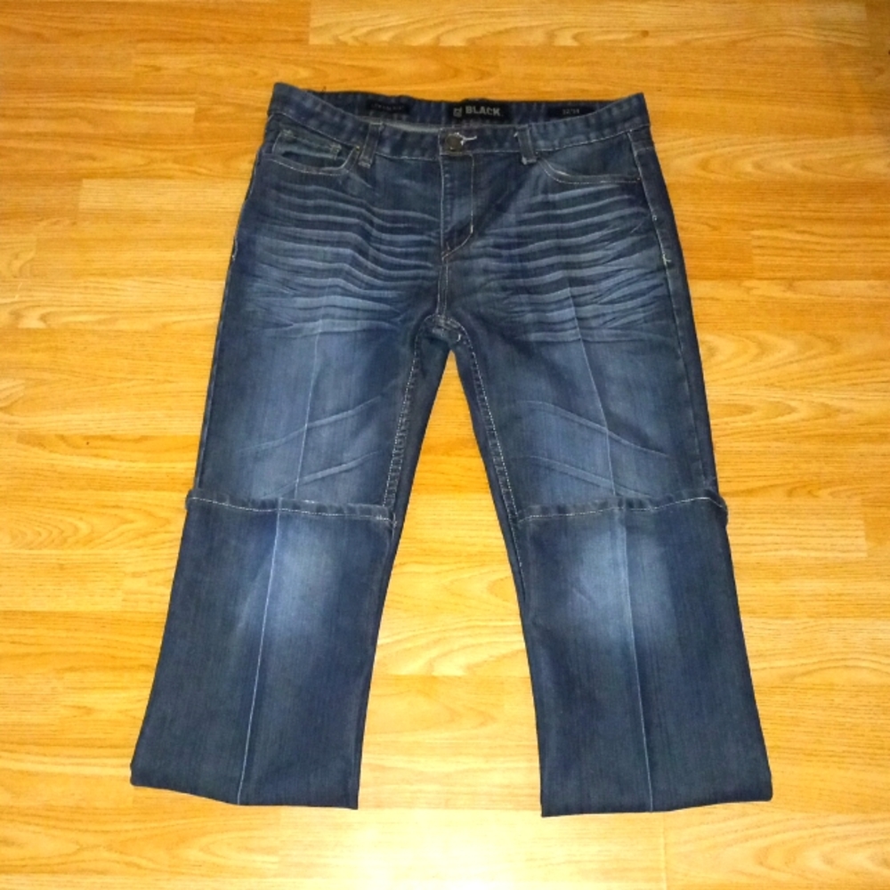 RALPH LAUREN JUST BLACK MEN'S JEANS
